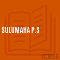 Sulumaha P.S Primary School Logo