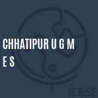 Chhatipur U G M E S Middle School Logo