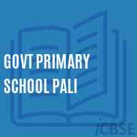 Govt Primary School Pali Logo
