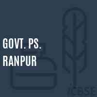 Govt. Ps. Ranpur Primary School Logo