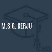 M.S.G. Kerju Middle School Logo