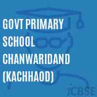 Govt Primary School Chanwaridand (Kachhaod) Logo