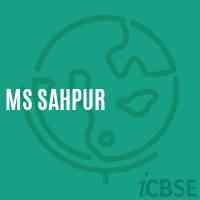 Ms Sahpur Middle School Logo
