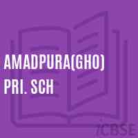 Amadpura(Gho) Pri. Sch Primary School Logo