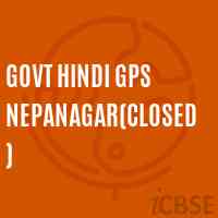 Govt Hindi Gps Nepanagar(Closed) Primary School Logo