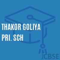 Thakor Goliya Pri. Sch Primary School Logo