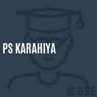 Ps Karahiya Primary School Logo