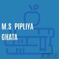 M.S. Pipliya Ghata Middle School Logo
