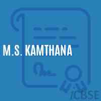 M.S. Kamthana Middle School Logo