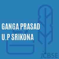 Ganga Prasad U.P Srikona School Logo