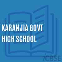 Karanjia Govt High School Logo