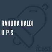 Rahura Haldi U.P.S Middle School Logo