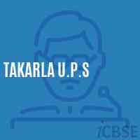 Takarla U.P.S Secondary School Logo