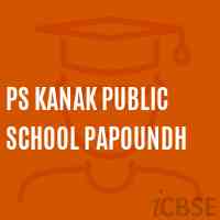 Ps Kanak Public School Papoundh Logo