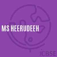 Ms Heerudeeh Middle School Logo