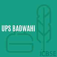 Ups Badwahi Primary School Logo