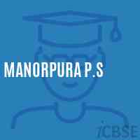 Manorpura P.S Primary School Logo