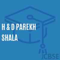 H & D Parekh Shala Primary School Logo