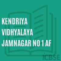 Kendriya Vidhyalaya Jamnagar No 1 Af Senior Secondary School Logo