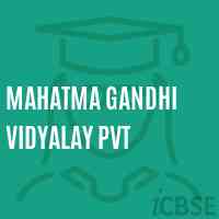 Mahatma Gandhi Vidyalay Pvt Middle School Logo