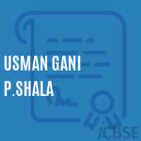 Usman Gani P.Shala Middle School Logo