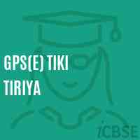 Gps(E) Tiki Tiriya Primary School Logo