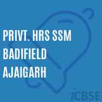 Privt. Hrs Ssm Badifield Ajaigarh Middle School Logo