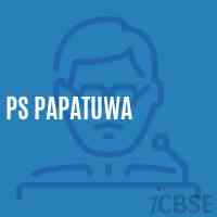 Ps Papatuwa Primary School Logo