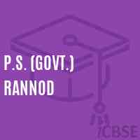 P.S. (Govt.) Rannod Primary School Logo