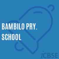 Bambilo Pry. School Logo