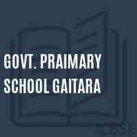 Govt. Praimary School Gaitara Logo