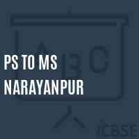 Ps To Ms Narayanpur Middle School Logo