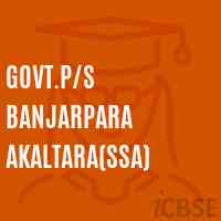 Govt.P/s Banjarpara Akaltara(Ssa) Primary School Logo