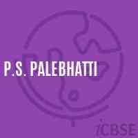 P.S. Palebhatti Primary School Logo