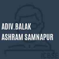 Adiv.Balak Ashram Samnapur Primary School Logo