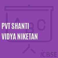 Pvt Shanti Vidya Niketan Middle School Logo