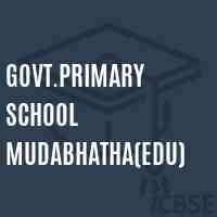 Govt.Primary School Mudabhatha(Edu) Logo