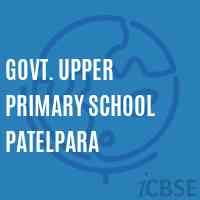 Govt. Upper Primary School Patelpara Logo