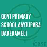 Govt Primary School Aaytupara Badekameli Logo