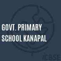 Govt. Primary School Kanapal Logo