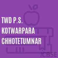 Twd P.S. Kotwarpara Chhotetumnar Primary School Logo