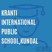 Kranti International Public School,Kundal Logo