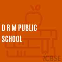 D R M Public School Logo