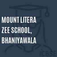 Mount Litera Zee School, Bhaniyawala Logo