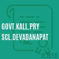 Govt.Kall.Pry Scl.Devadanapat Primary School Logo