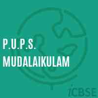 P.U.P.S. Mudalaikulam Primary School Logo