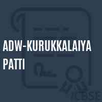 Adw-Kurukkalaiyapatti Primary School Logo