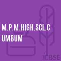 M.P.M.High.Scl.Cumbum Secondary School Logo