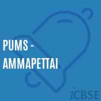 Pums - Ammapettai Middle School Logo