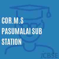 Cor.M.S Pasumalai Sub Station Middle School Logo